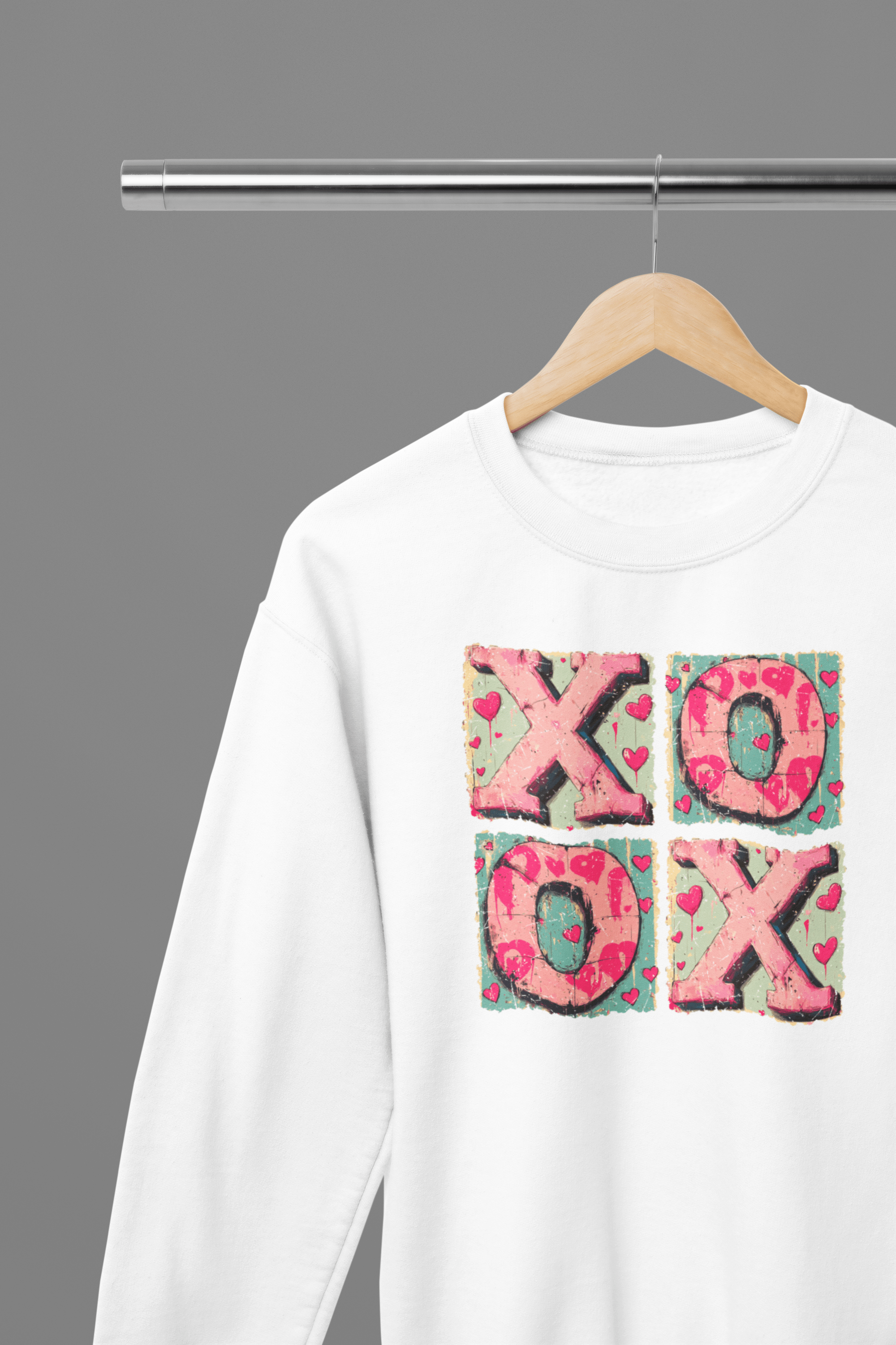My Store Valentine's Day T-Shirt Small / White / Sweatshirt Valentine's Day - xoxo T-Shirt/Sweatshirt