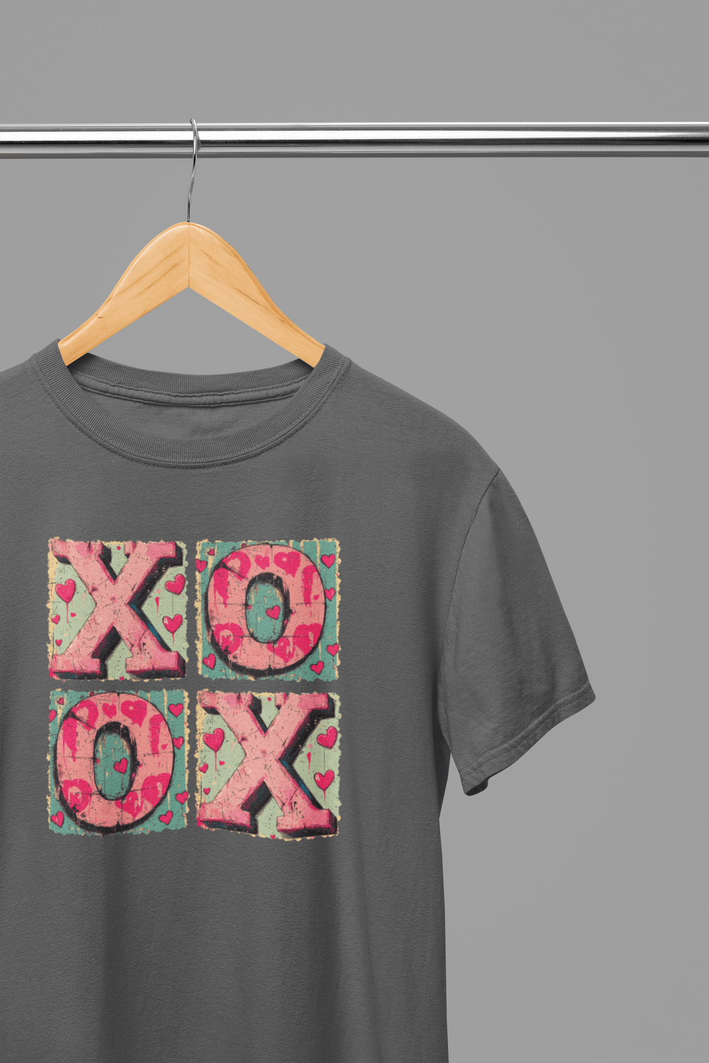 My Store Valentine's Day T-Shirt Small / Grey / T-Shirt Valentine's Day - xoxo T-Shirt/Sweatshirt