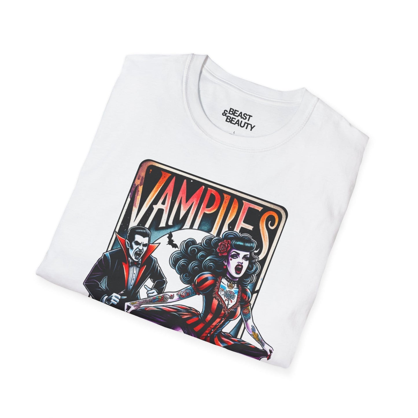 Vampires Suck Gothic Tarot T-Shirt gift_idea unique_gift personalised_gift