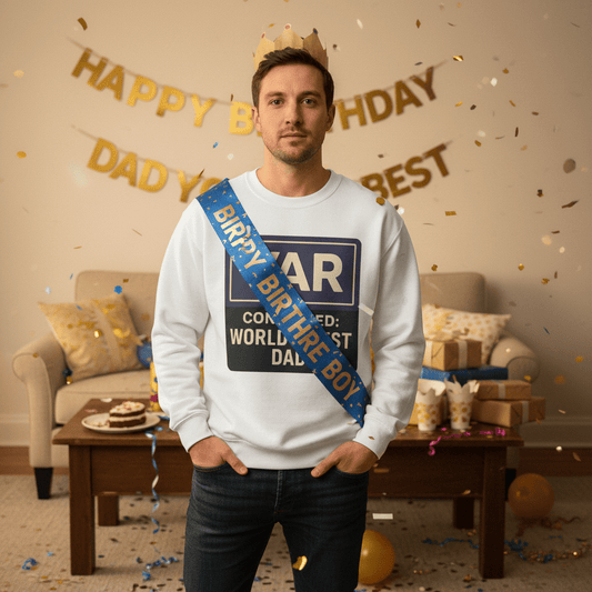 VAR Confirmed World’s Best Dad Sweatshirt gift_idea unique_gift personalised_gift