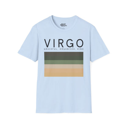 Virgo Zodiac Graphic T-Shirt Light Blue / S gift_idea unique_gift personalised_gift