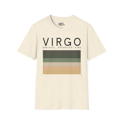 Virgo Zodiac Graphic T-Shirt Natural / M gift_idea unique_gift personalised_gift