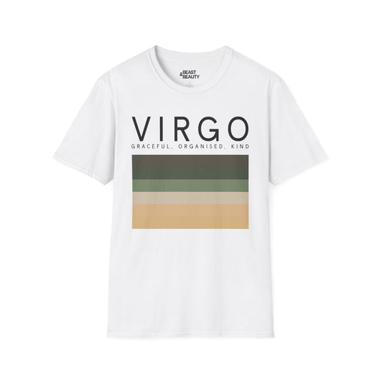 Virgo Zodiac Graphic T-Shirt White / S gift_idea unique_gift personalised_gift