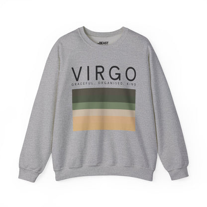 Virgo Zodiac Sign Adult Sweatshirt Sport Grey / S gift_idea unique_gift personalised_gift