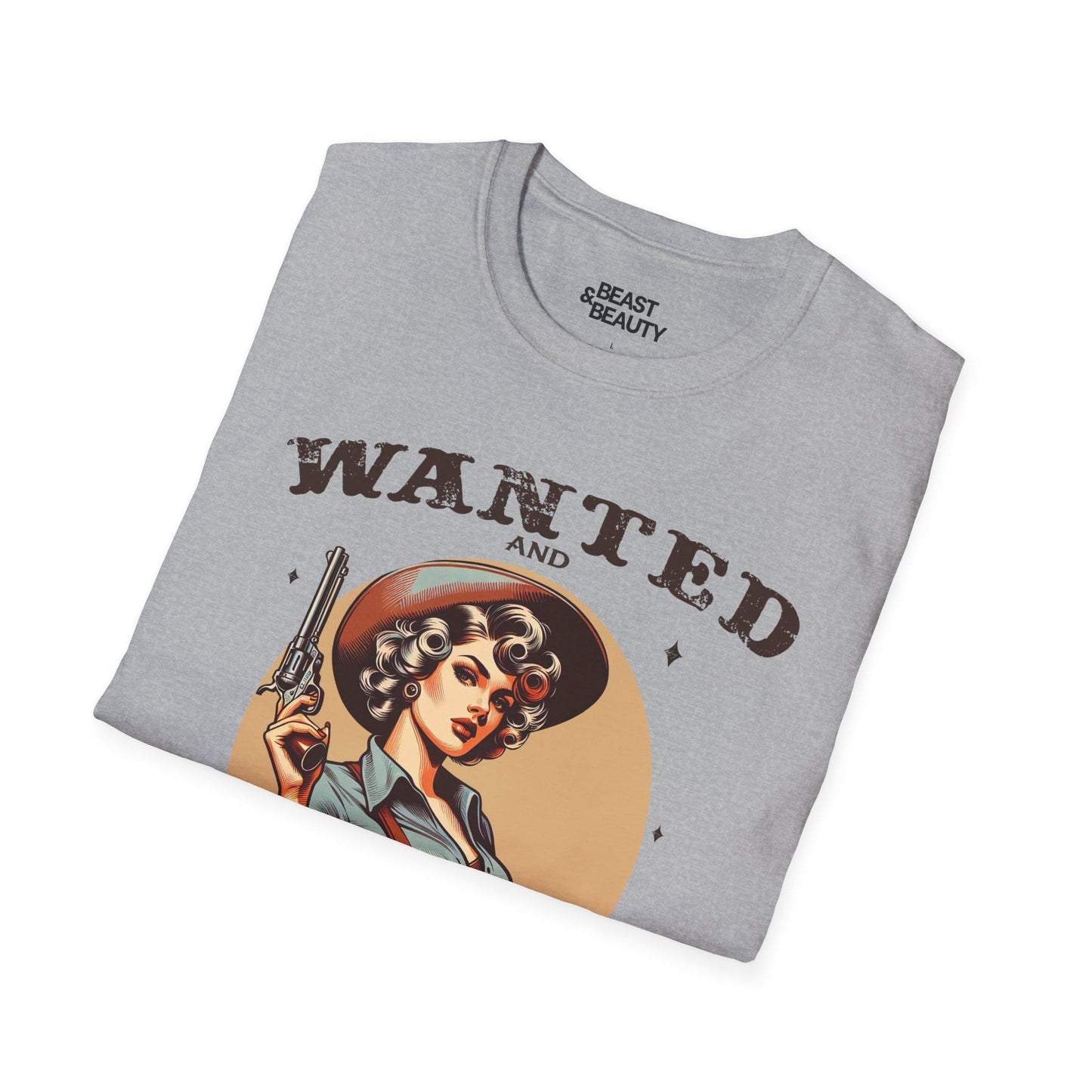 wanted & wild cowgirl t-shirt t-shirt uk cowgirl gift idea image 7