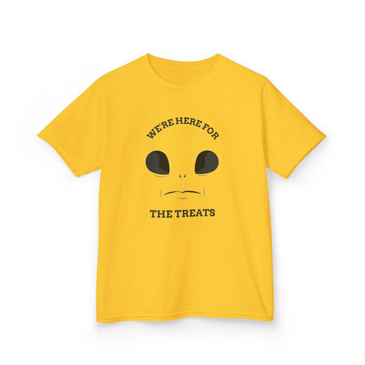 We’re Here For The Treats Halloween Kids T-Shirt Daisy / XS gift_idea unique_gift personalised_gift