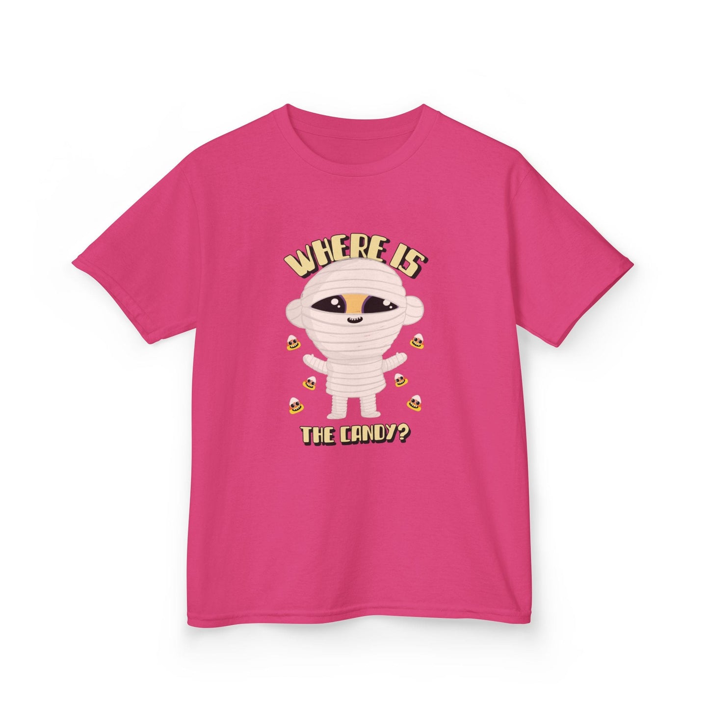 Where Is The Candy Halloween Mummy Kids T-Shirt gift_idea unique_gift personalised_gift