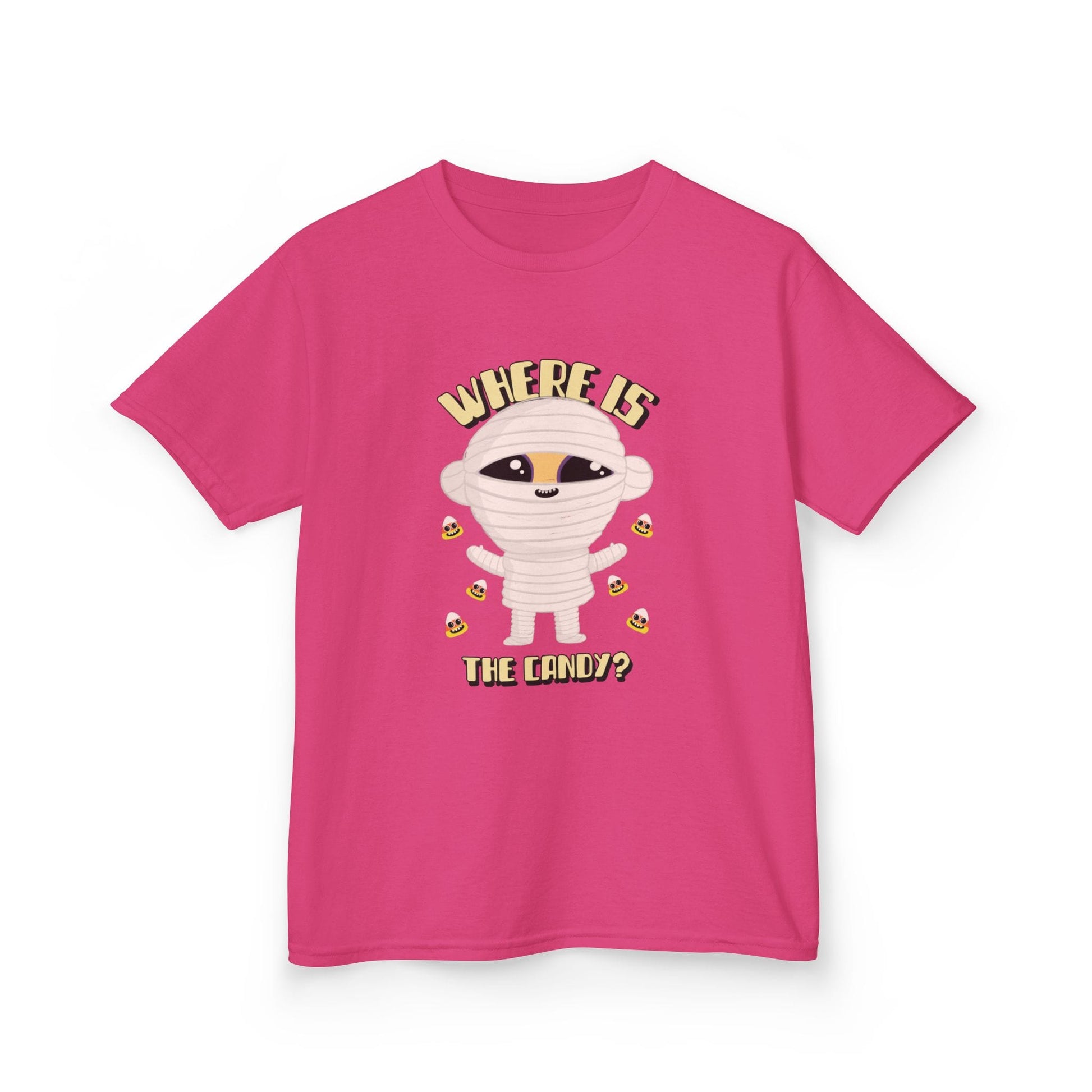 Where Is The Candy Halloween Mummy Kids T-Shirt gift_idea unique_gift personalised_gift