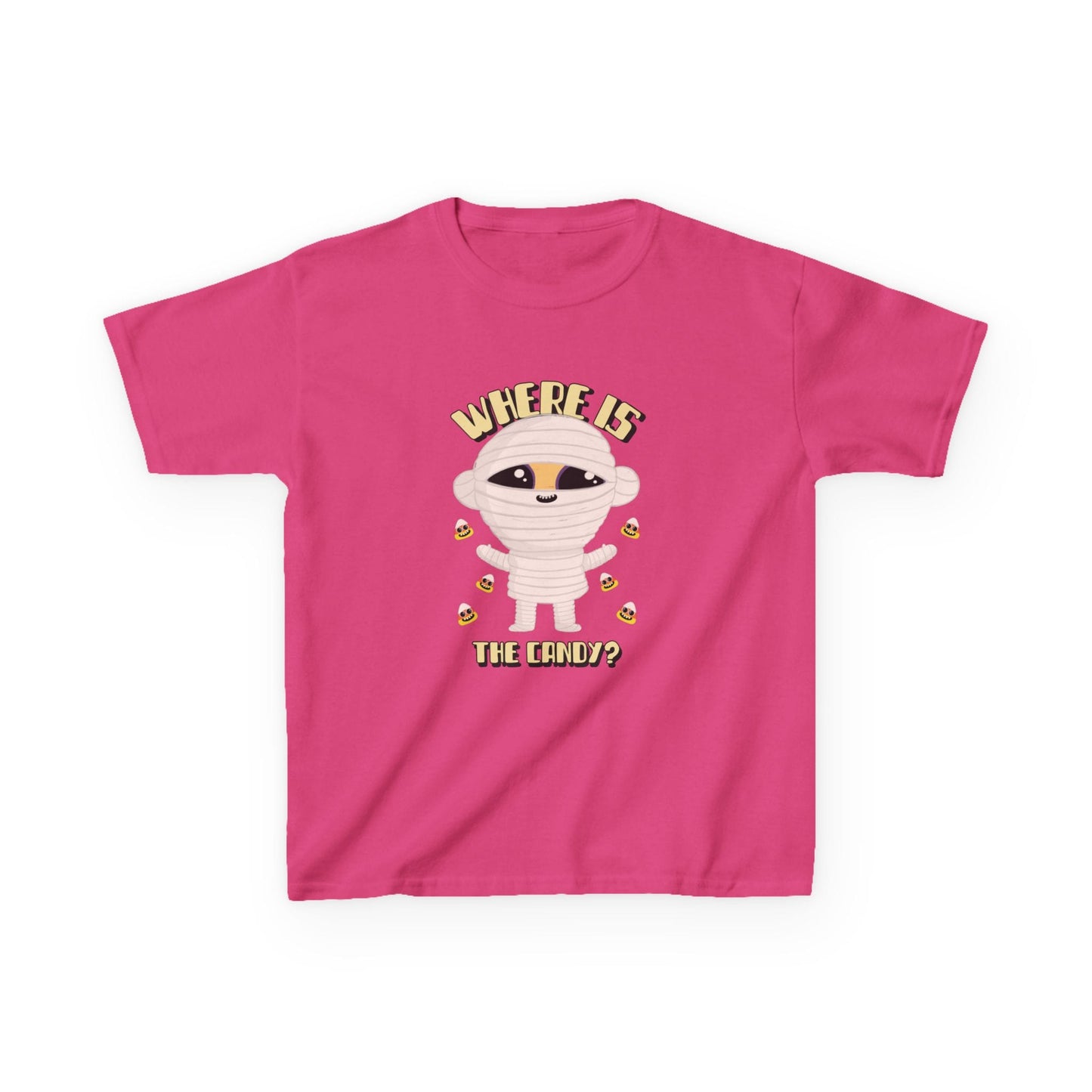 Where Is The Candy Halloween Mummy Kids T-Shirt gift_idea unique_gift personalised_gift