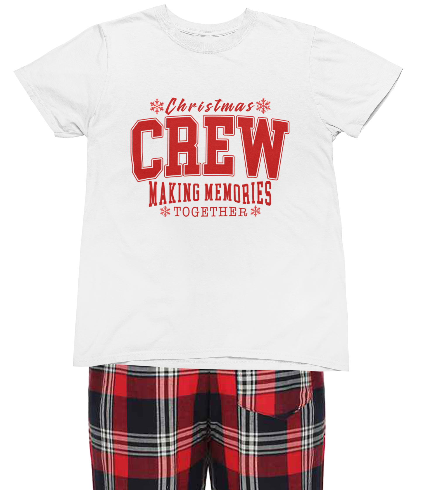 Family Matching Christmas Pyjamas – Xmas Crew PJs Baby to Adult