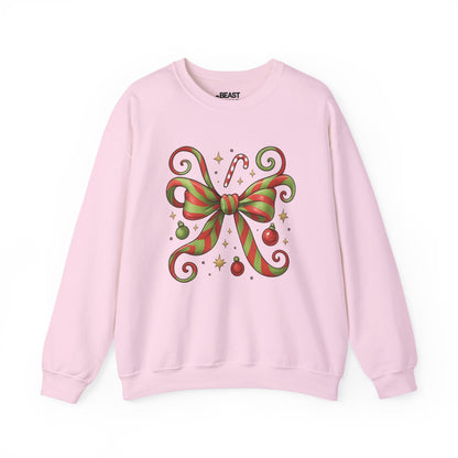 whoville bow sweatshirt light pink sweatshirt uk coquette gift idea