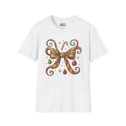 whoville bow t-shirt white t-shirt uk coquette gift idea