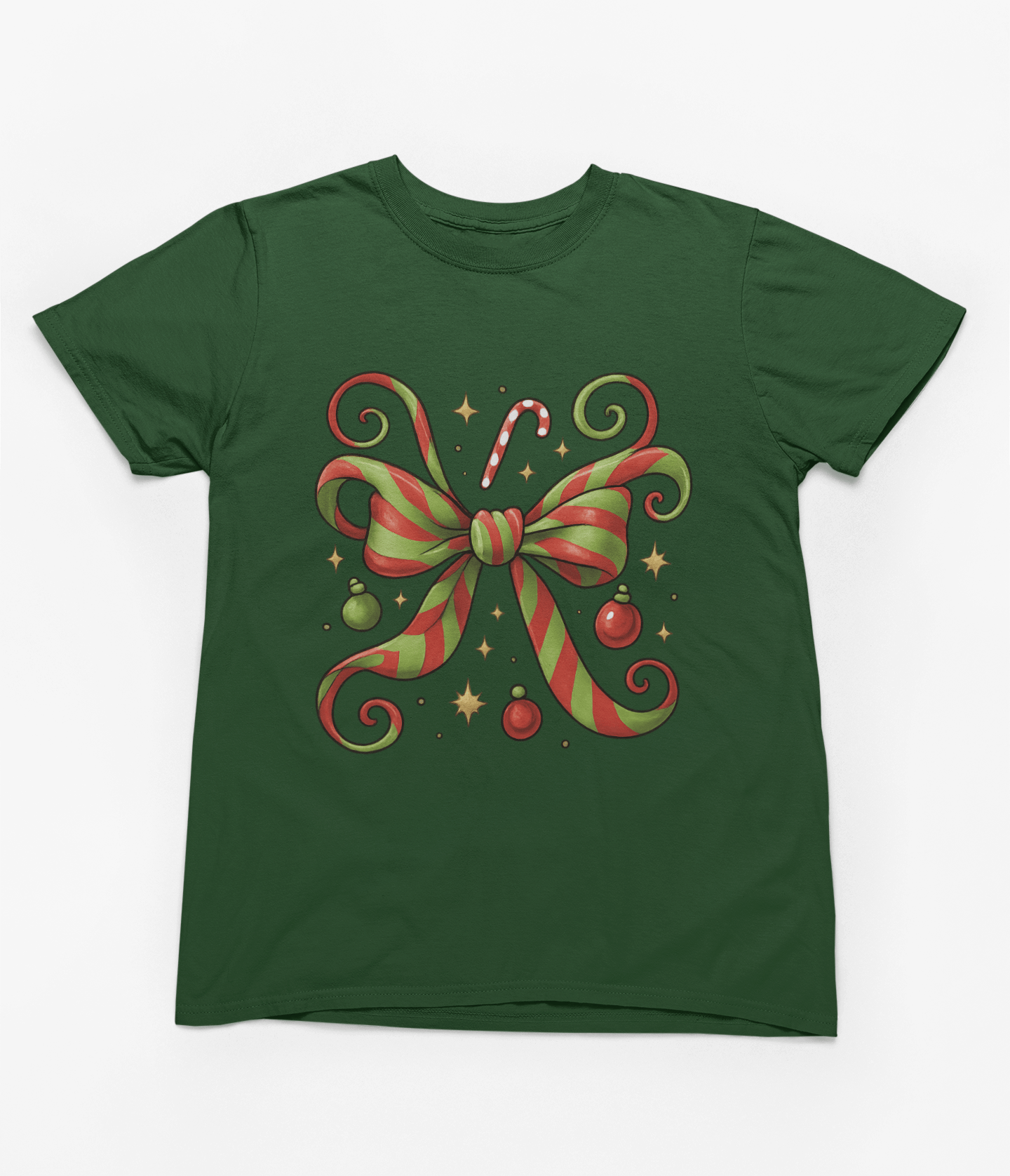 Beast and Beauty T-Shirt / 3XL (Adult) / Green Whoville Christmas Coquette Bow Sweatshirt – Kids & Adults | Cosy Festive Jumper
