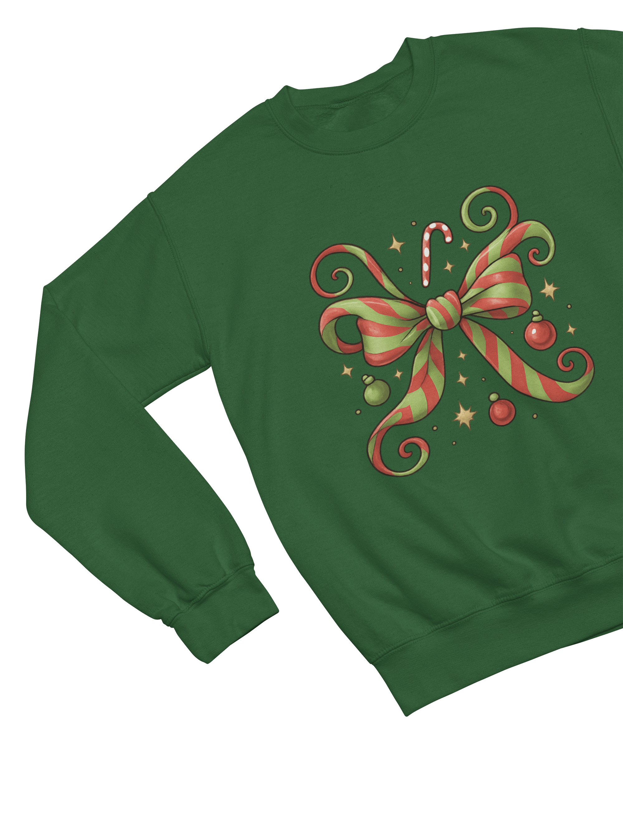 Beast and Beauty Whoville Christmas Coquette Bow Sweatshirt – Kids & Adults | Cosy Festive Jumper