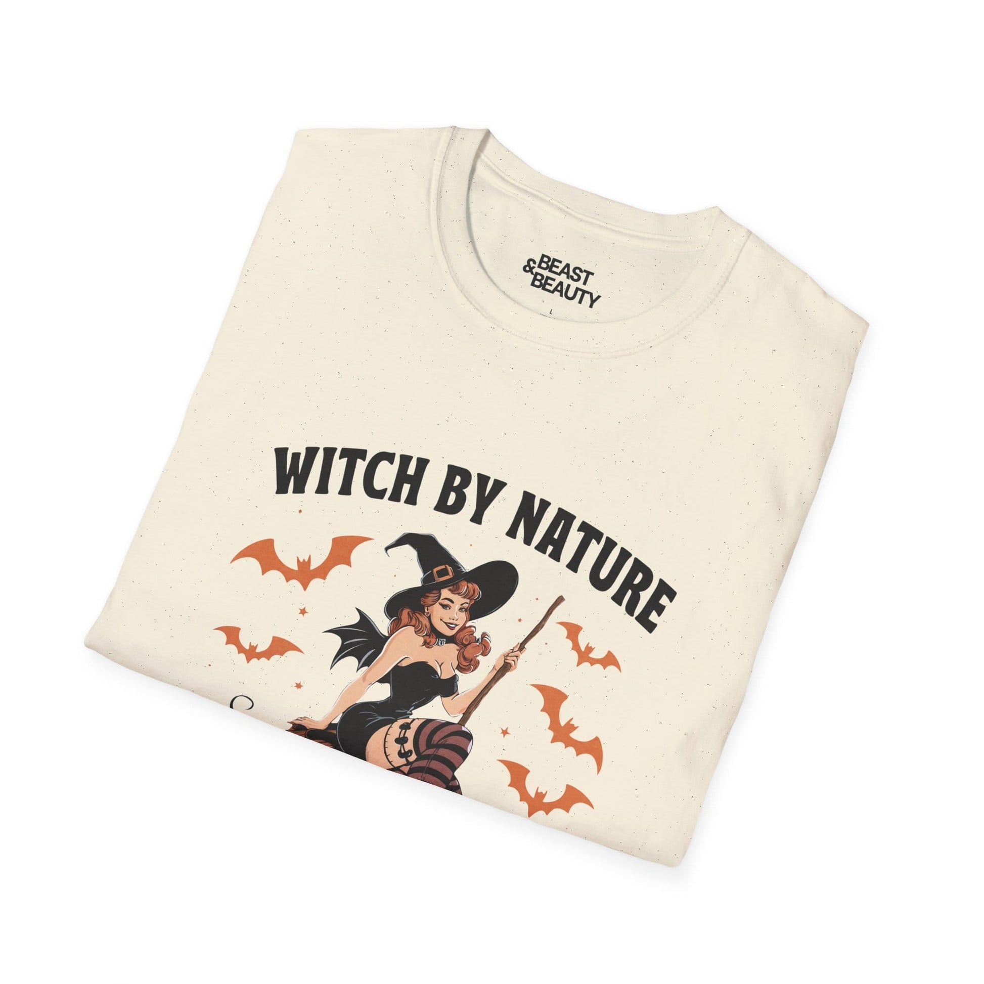 Witch By Nature B*tch By Choice Funny Halloween T-Shirt gift_idea unique_gift personalised_gift