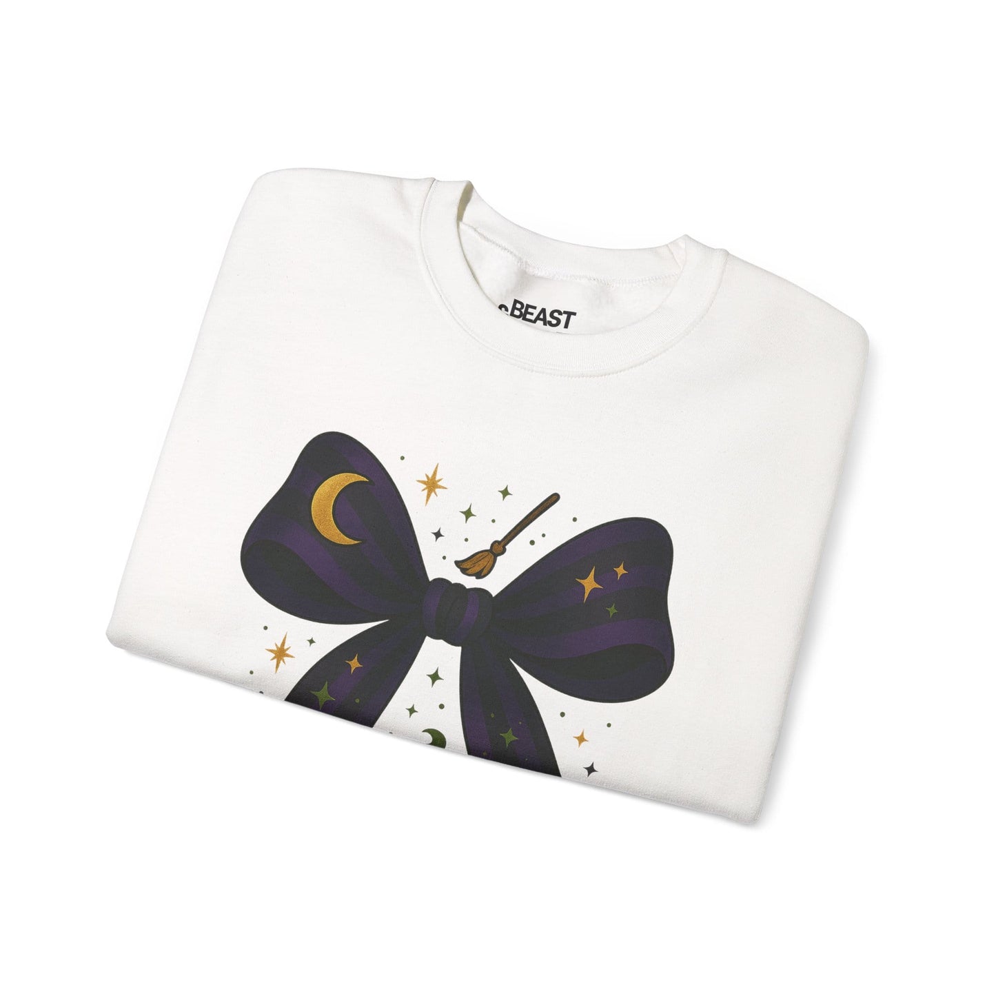 witchy bow halloween sweatshirt sweatshirt uk Halloween gift idea image 5
