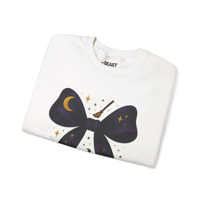 witchy bow halloween sweatshirt sweatshirt uk Halloween gift idea image 5