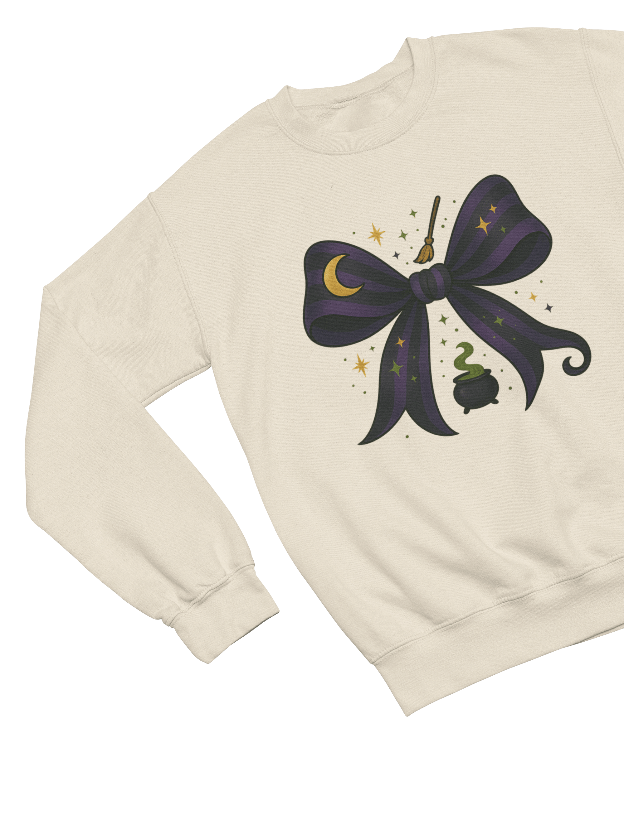 Beast and Beauty Witchy Coquette Bow Sweatshirt & T-Shirt – Halloween Cosy Magic