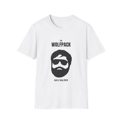 Personalised Wolfpack stag t-shirt