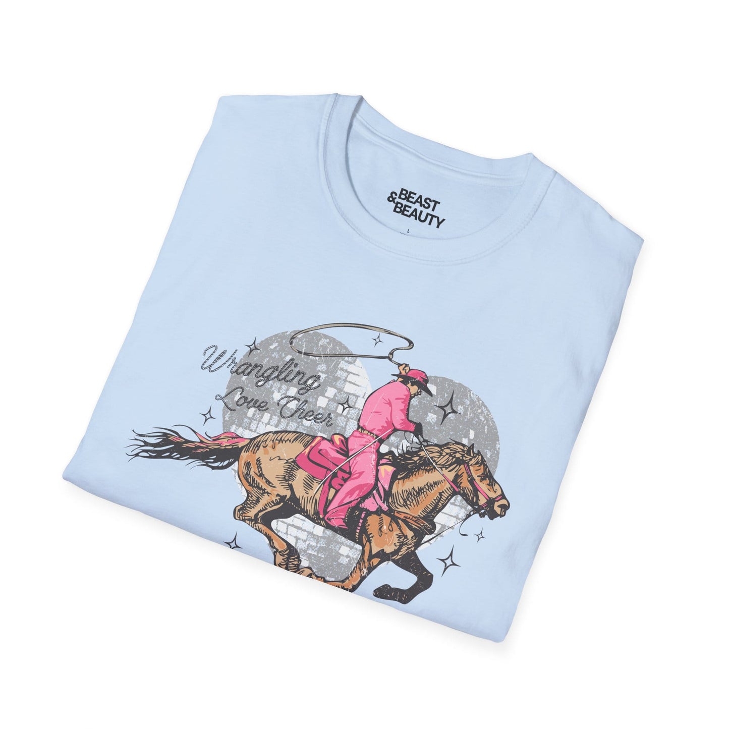 wrangling love cheer cowgirl t-shirt t-shirt uk cowgirl gift idea image 6