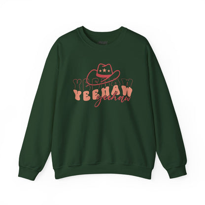 yeehaw western sweatshirt forest green sweatshirt uk cowgirl gift idea