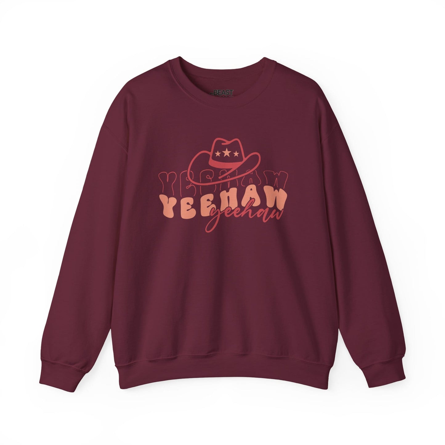 yeehaw western sweatshirt maroon sweatshirt uk cowgirl gift idea