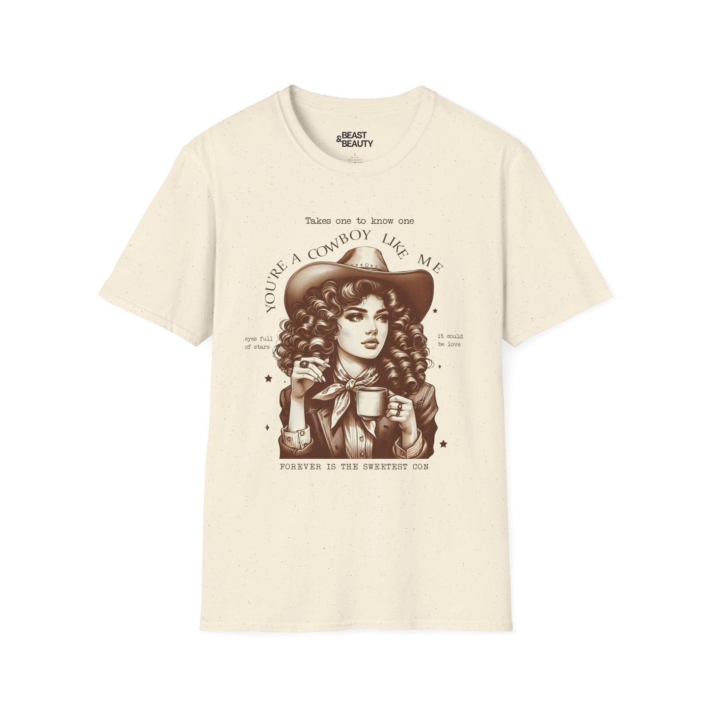 you re a cowboy like me t-shirt natural t-shirt uk cowgirl gift idea