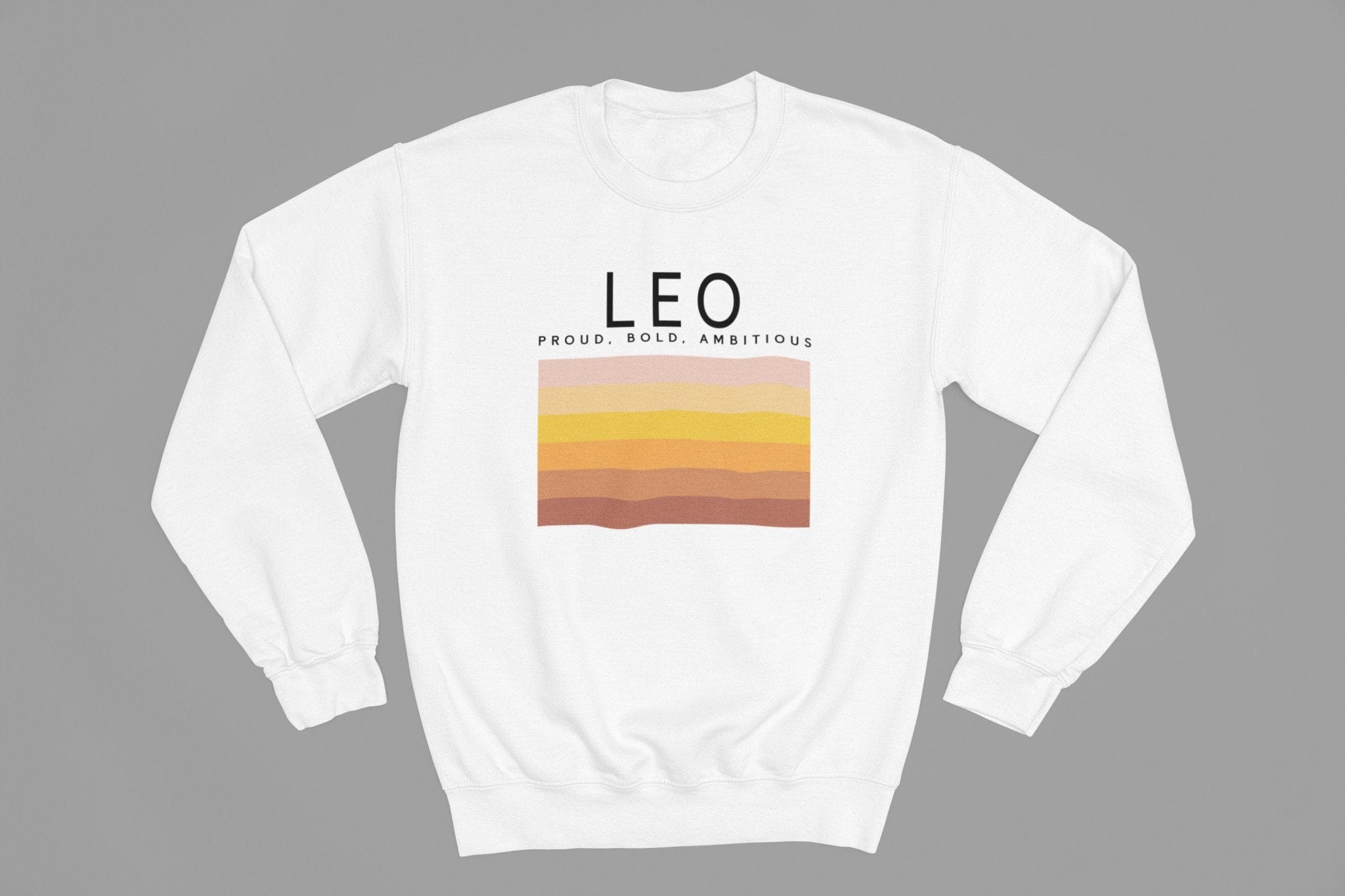 My Store Zodiac Sweatshirt LEO Zodiac Colour Palette Sweatshirt