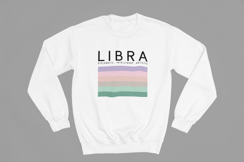 My Store Zodiac Sweatshirt LIBRA Zodiac Colour Palette Sweatshirt