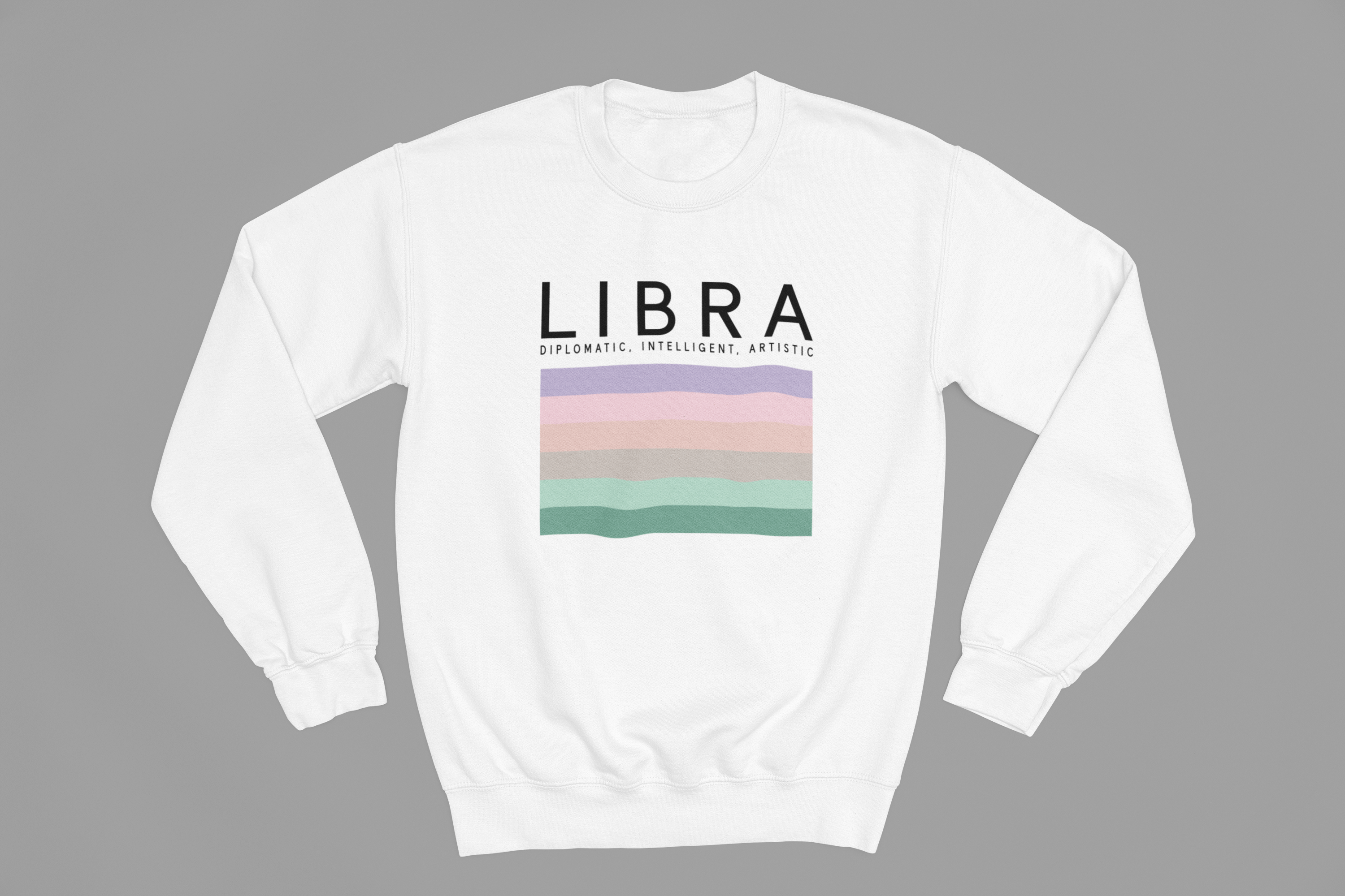 My Store Zodiac Sweatshirt LIBRA Zodiac Colour Palette Sweatshirt