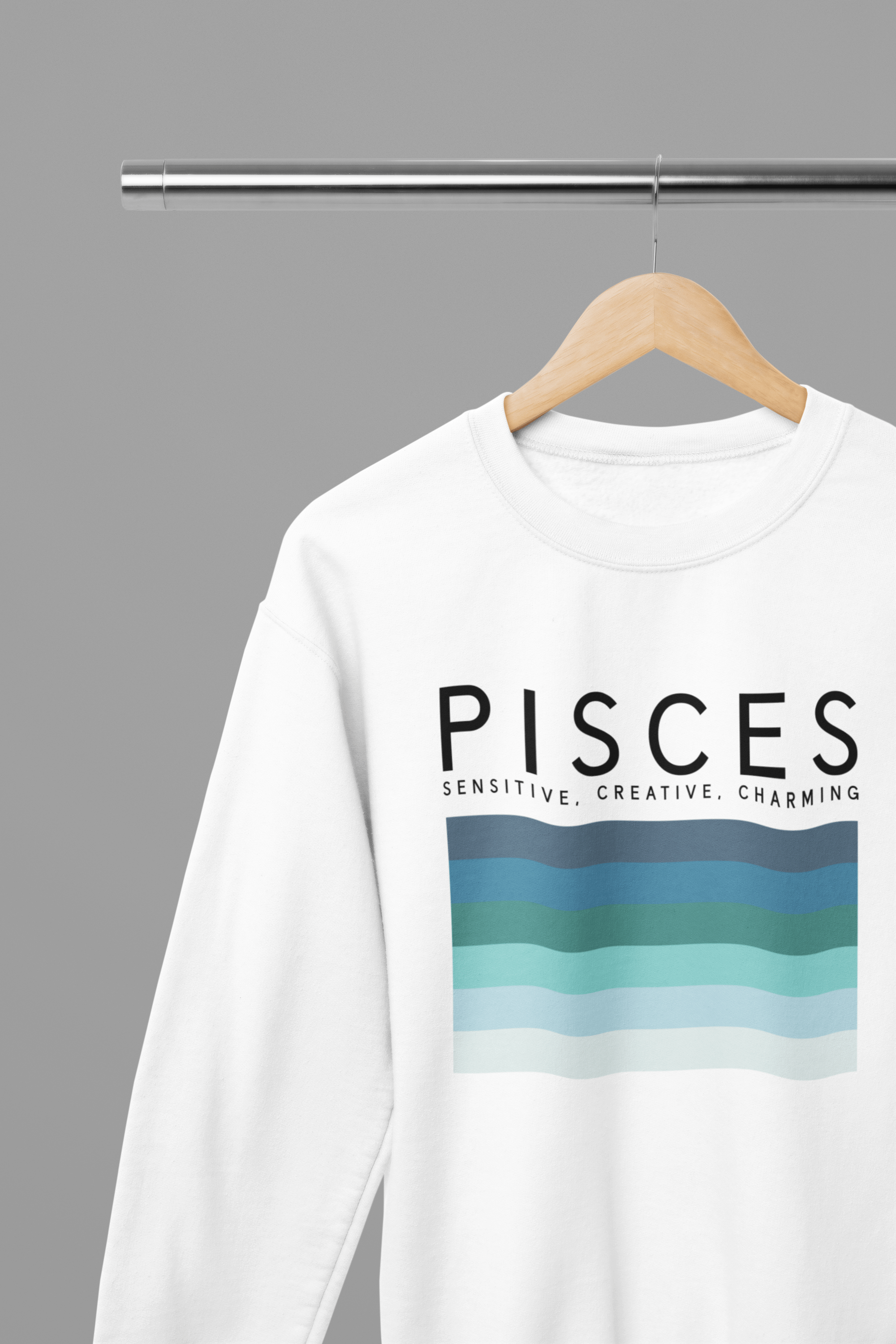 My Store Zodiac Sweatshirt small PISCES Zodiac Colour Palette Sweatshirt