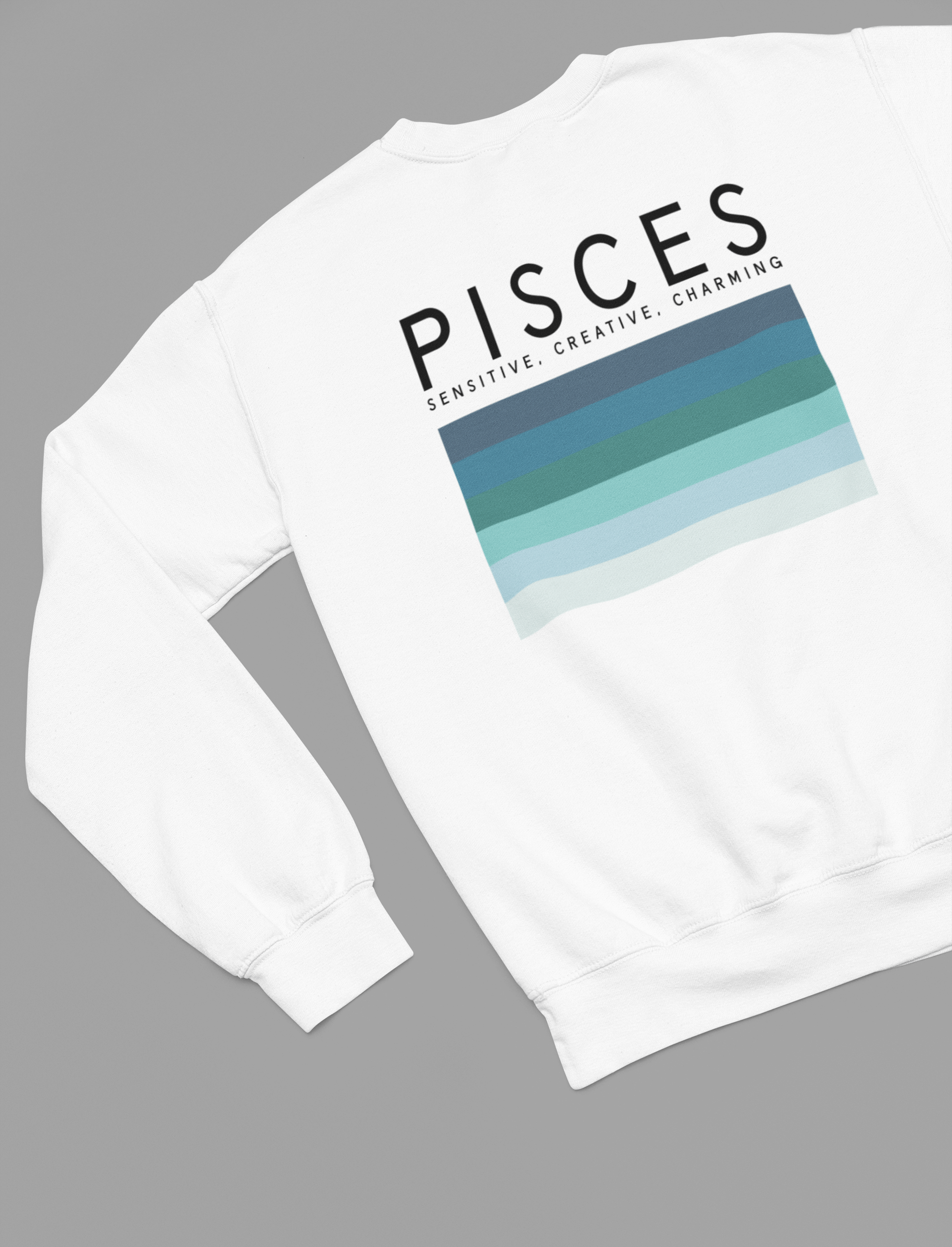 My Store Zodiac Sweatshirt PISCES Zodiac Colour Palette Sweatshirt