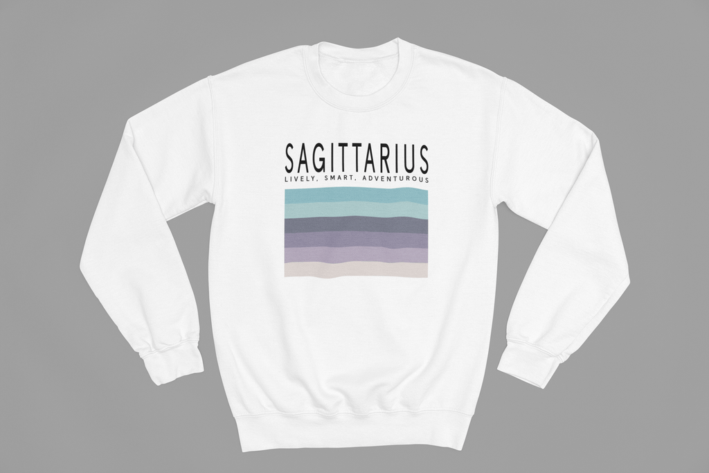 My Store Zodiac Sweatshirt SAGITTARIUS Zodiac Colour Palette Sweatshirt