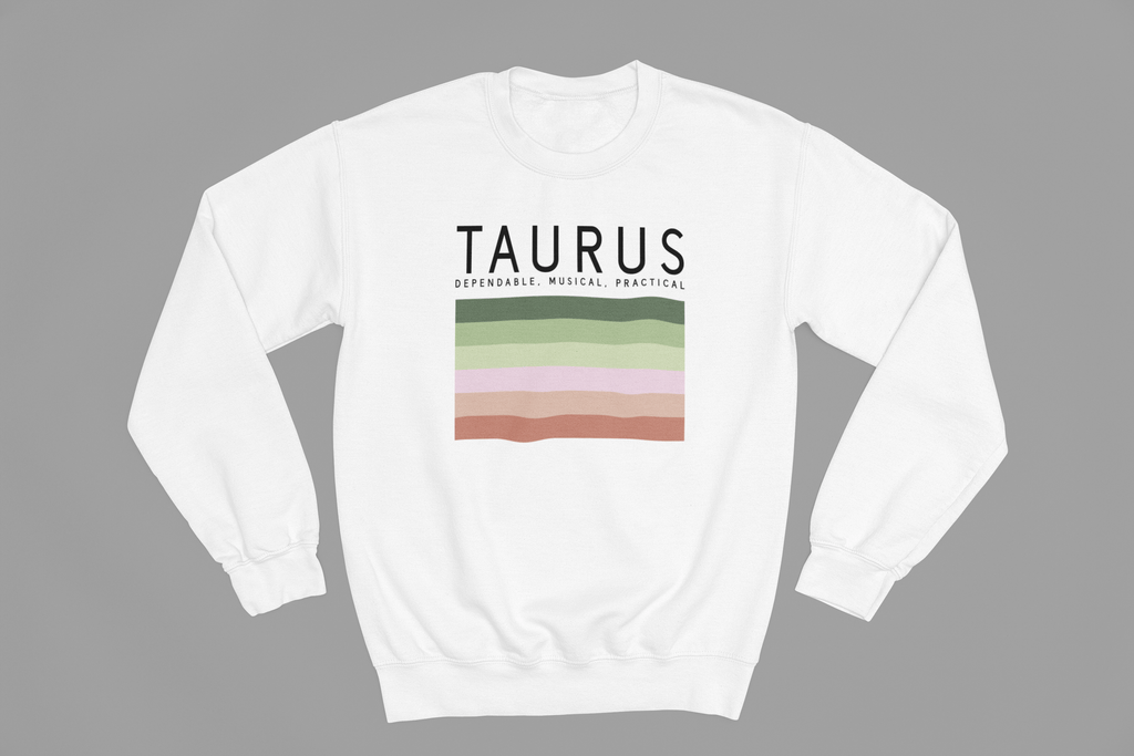 My Store Zodiac Sweatshirt TAURUS Zodiac Colour Palette Sweatshirt