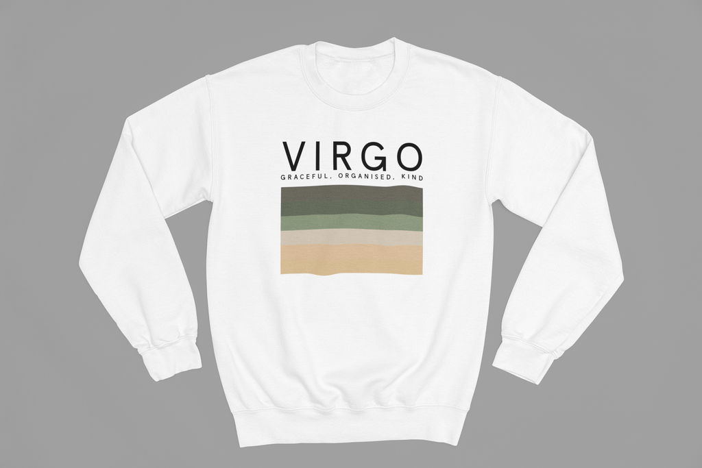My Store Zodiac Sweatshirt VIRGO Zodiac Colour Palette Sweatshirt