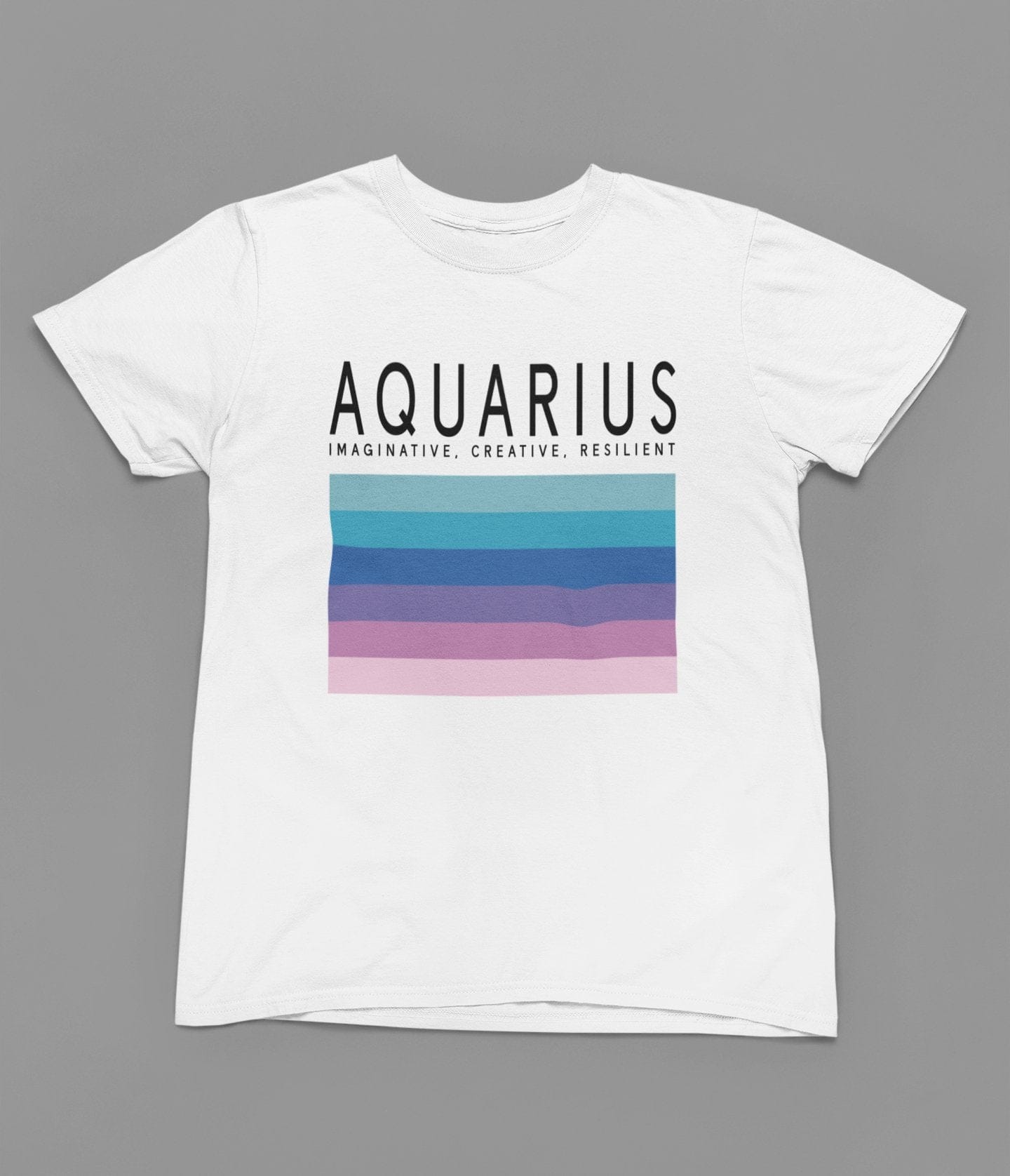 My Store Zodiac T-Shirt Aquarius Zodiac Colour Palette T-Shirt