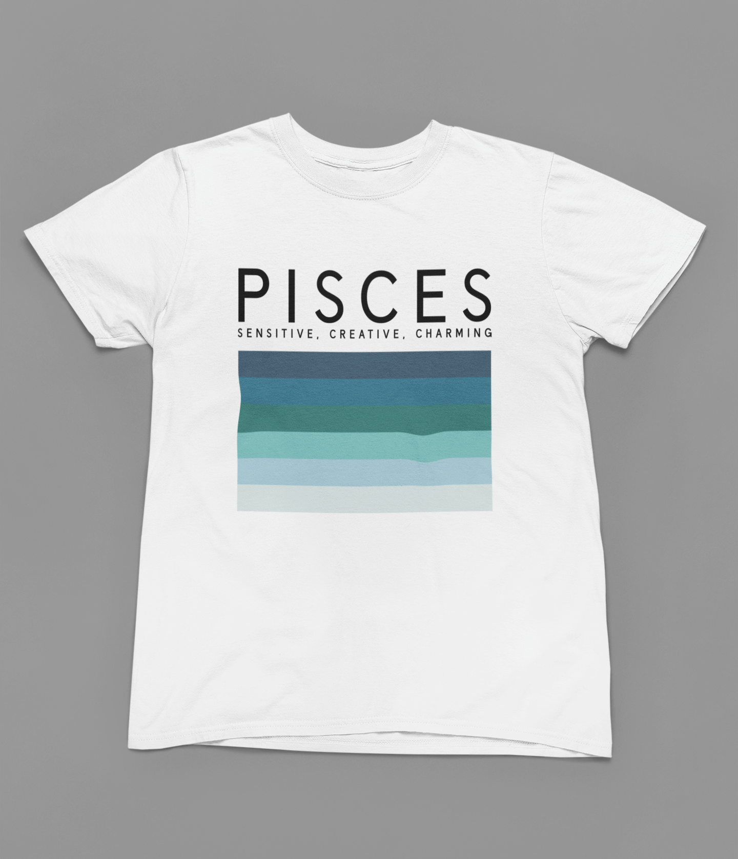 My Store Zodiac T-Shirt Pisces Zodiac Colour Palette T-Shirt